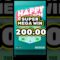 Happy Scratch Ticket 🎟️  (2024-09-13 | .10 USD | 2000x) #casino #slots